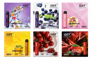 IGE7 e-cigarette 2000 puffs 【Multiple Flavors - Randomly Shipped】-0