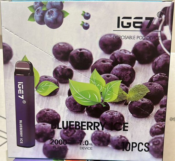 IGE7 e-cigarette 2000 puffs 【Multiple Flavors - Randomly Shipped】-3
