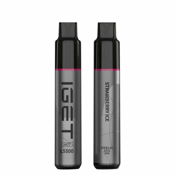IGET HOT 5500 Puffs Strawberry Ice 2PCS-0
