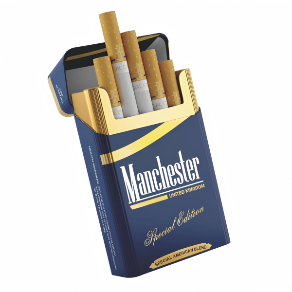 Manchester Special Edition Blue 8mg Carton-0
