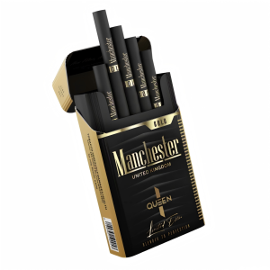Manchester Queen Tube Filter Black Gold 7mg Carton-0 Manchester Queen Tube Filter Black Gold 7mg Carton-0