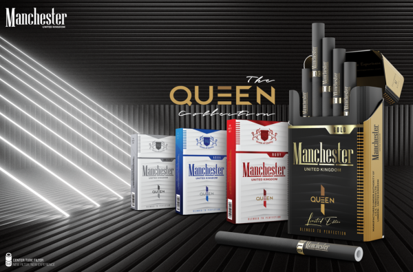 Manchester Queen Tube Filter Black Gold 7mg Carton-1